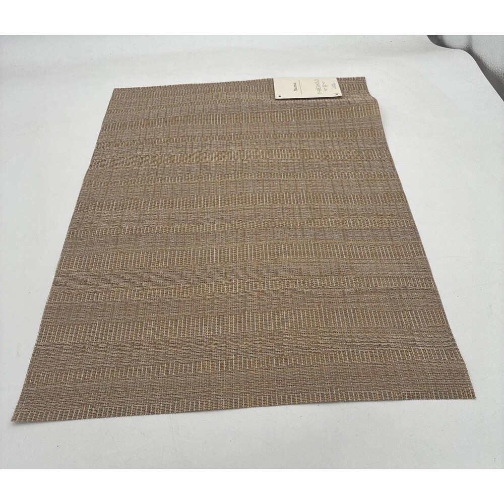 7 placemat threshold 14in x 19in tan